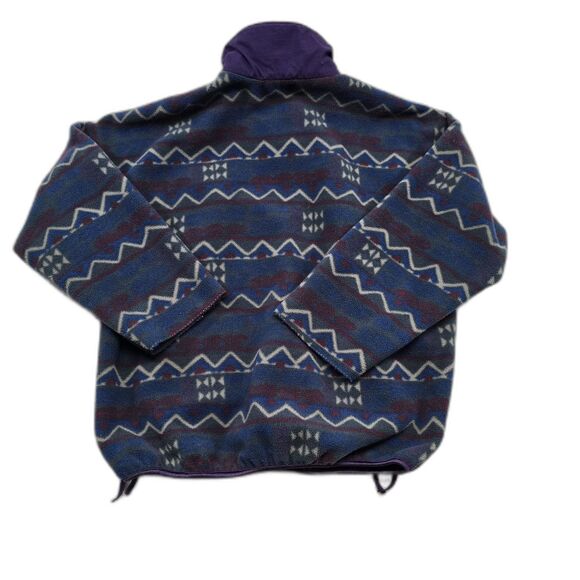 Vintage Columbia Jacket Mens XL Fleece Abstract Aztec Full Zip Made in USA - Picture 2 of 14